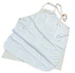 Delantal de pvc blanco
