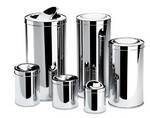 Cestos de acero inox. Brinox con tapa vaivén