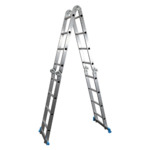 Escalera de aluminio articulada x 4