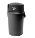 Contenedor 120 lts con tapa push y cenicero